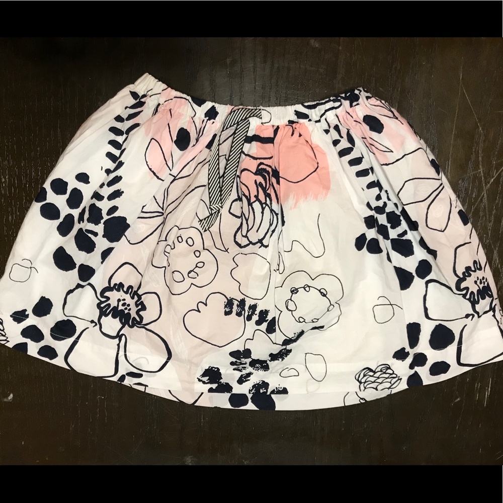 Crewcuts pull-on skirt in squiggle splatter